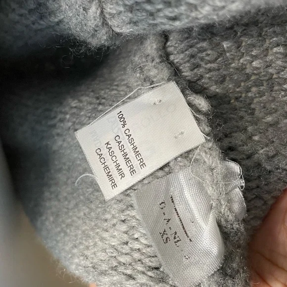 Brunello Cucinelli Cashmere Gray Women's Sweater Cardigan Size XS - Picture 5 of 10